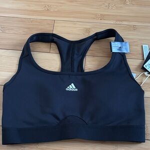 Adidas Women's Black Racerback Sports Bra
